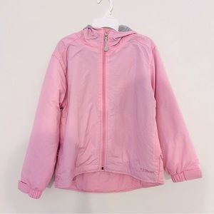 L.L. Bean Girls Pink Jacket - Size M (10-12)